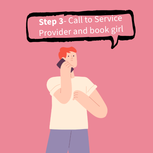 How to Book Genuine Call Girls in Kolkata step-3